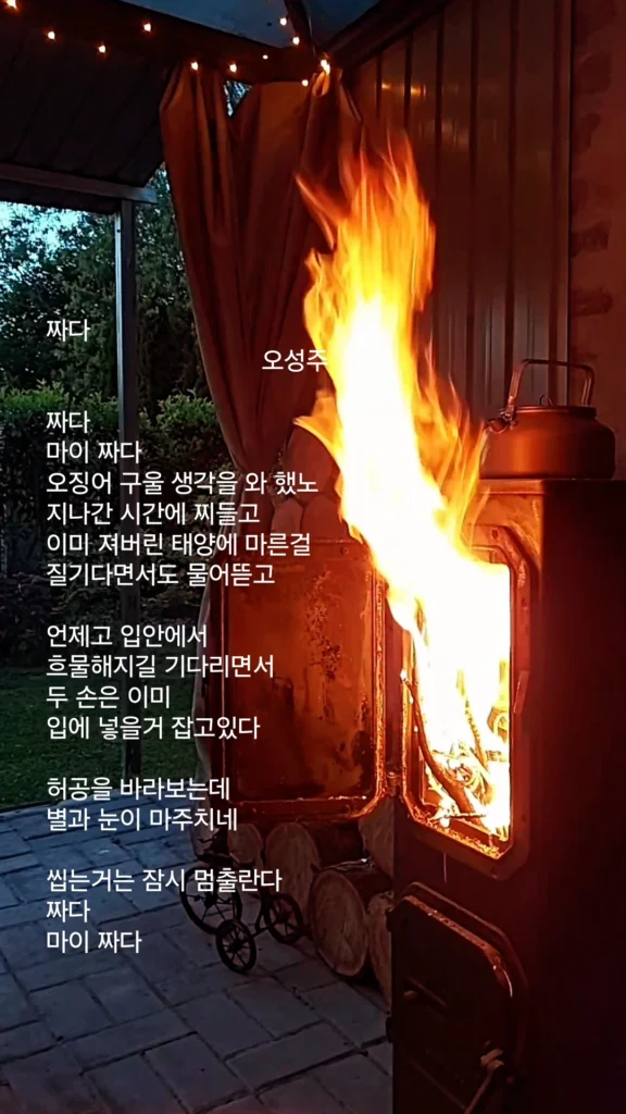 오성주 서시 짜다